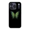 Vlinder - Groen - Diepte Telefoonhoesje iPhone 17 Pro klein -3d