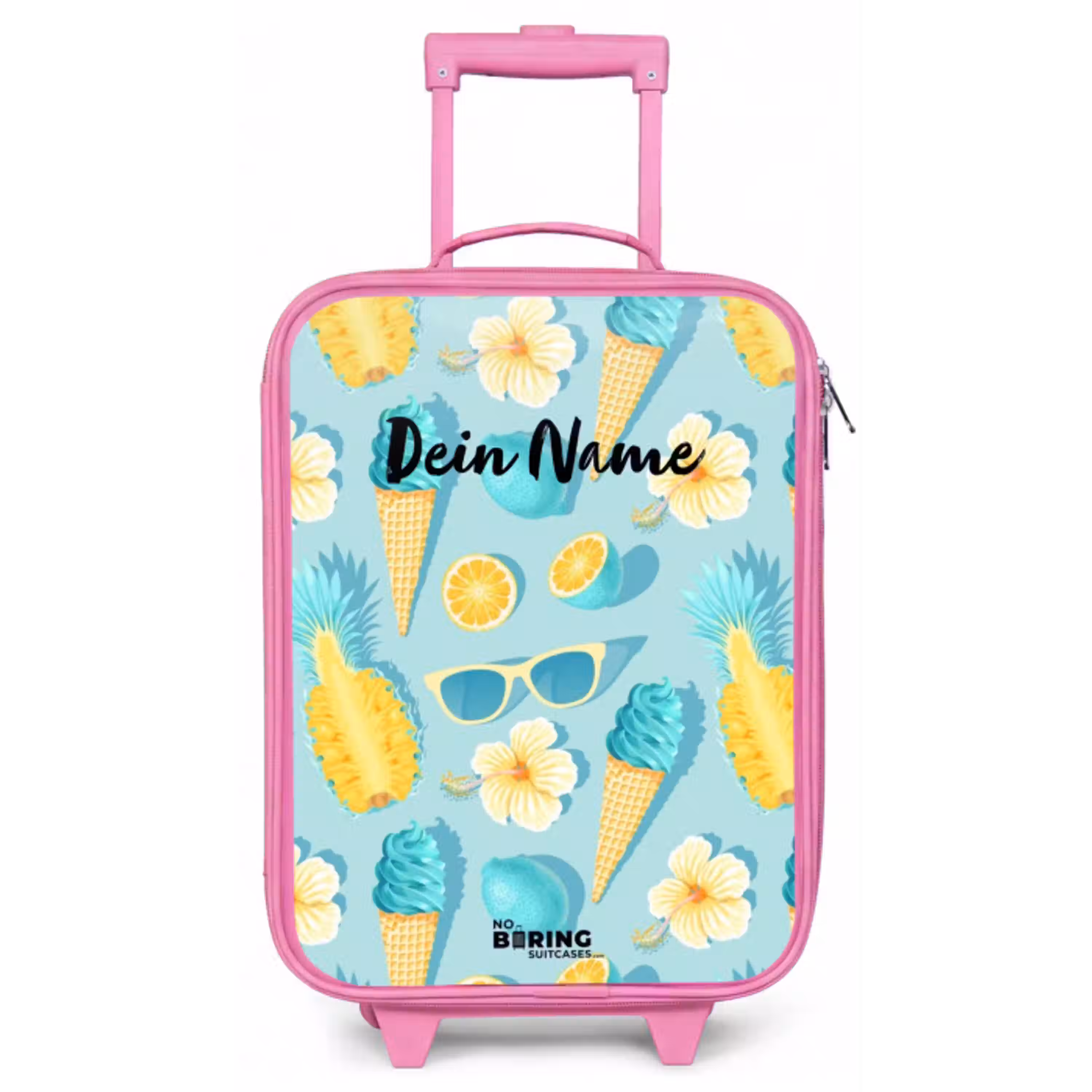 Ibiza icecream Kinderkoffer - Roze klein -zz3dotto