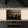 Keukengerei - Rustiek - Tegels - Kruiden keuken achterwand spatscherm klein -sfeer1