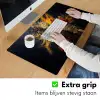 Specerijen - Explosie - Oranje Muismat XXL klein -sfeer3