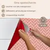 Plaid - Patroon - Visgraad - Roze keuken achterwand spatscherm klein 900 -spatscherm_NL