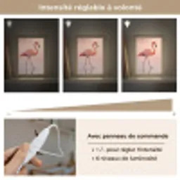 Flamingo - Water - Roze Light Box met kabel (Kinderlampje) klein -USP_dimbaarFR