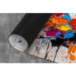 Abstract - Schilderij - Kleurrijk - Dynamisch Keukenloper - keukenmat middel -closeup