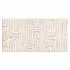 Decoratief - Labyrint - Beige Muismat XXL klein -3d_leeg