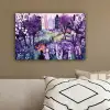 Park - Bomen - Bloemen - Gebouwen canvas 2cm klein -sfeer3