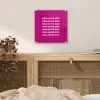 Focus on the good - Roze - wit plexiglas 5mm klein -sfeer4