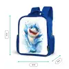 Haai - Tanden - Water Kinderrugzak - Blauw middel -productfoto_formaten