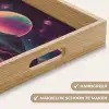 Landschap - Planeten - Horizon - Paars Dienblad Rechthoek middel -USP_HandgreepNL