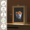 Kip - Bucket - Delfts blauw - Lekker Light Box met kabel (Tafellamp) klein -USP_FR