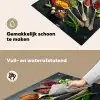 Kruiden - Lepels - Specerijen - Betonlook - Grijs Inductie beschemer met haakjes middel -ky-schoon-nl