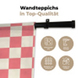 Traditioneel - Patroon - Roze Wandkleed katoen klein 269 -tsfeer2_DE