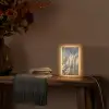 Gedroogde Veldbloemen - Grijs - Beton Light Box met kabel (Tafellamp) klein -sfeer4