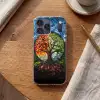 Boom - Seizoenen - Mozaïek - Bergen Telefoonhoesje iPhone 17 Pro Max klein -sfeer1