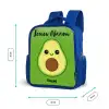 Kawai - Avocado - Groen Kinderrugzak - Blauw middel -productfoto_formaten