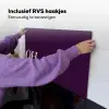Oh hi - Paars - Cursief Inductie beschemer met haakjes klein -ky-ophangen-nl