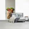 Papieren - Boodschappen - Groente - Kleurrijk fotobehang vinyl groot -slaapkamer