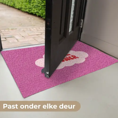 Girl power - Wolk - Roze Deurmat klein -USP_NL