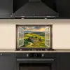 Doorkijk - Toscane - Uitzicht - Landschap - Zomer keuken achterwand spatscherm klein -sfeer1
