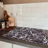 Spat - Waterverf - Wit Inductie beschermer vinyl 3mm klein 276 -sfeer3