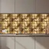Geometrisch - Tegels - Goud keuken achterwand 2 middel 871 zz_3dshopping