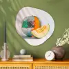 Disco - Discobal - Meloen - Pastel Wandcirkel Organisch Aluminium middel -sfeer2