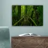 Jungle - Brug - Mos - Natuur - Tropisch canvas 2cm klein -sfeer4