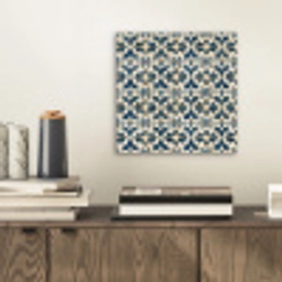 Tegel - Patroon - Blauw - Beige aluminium wit klein 46 -sfeer1