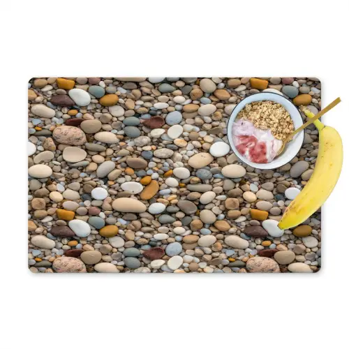 Kleine - Grote - Stenen Placemat vinyl groot 368 -zzzproduct_Kitchenyeah-website