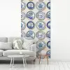 Borden - Bomen - Planten - Blauw fotobehang vinyl groot 64 -woonkamer