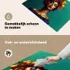 Vrouw - Hoodtooi - Tropisch - Fruit - Druiven Inductie beschemer met haakjes klein -ky-schoon-nl