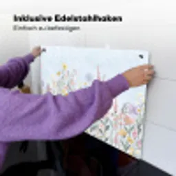 Weidebloemen - Illustratie - Kleurrijk Inductie beschemer met haakjes klein -ky-ophangen-de