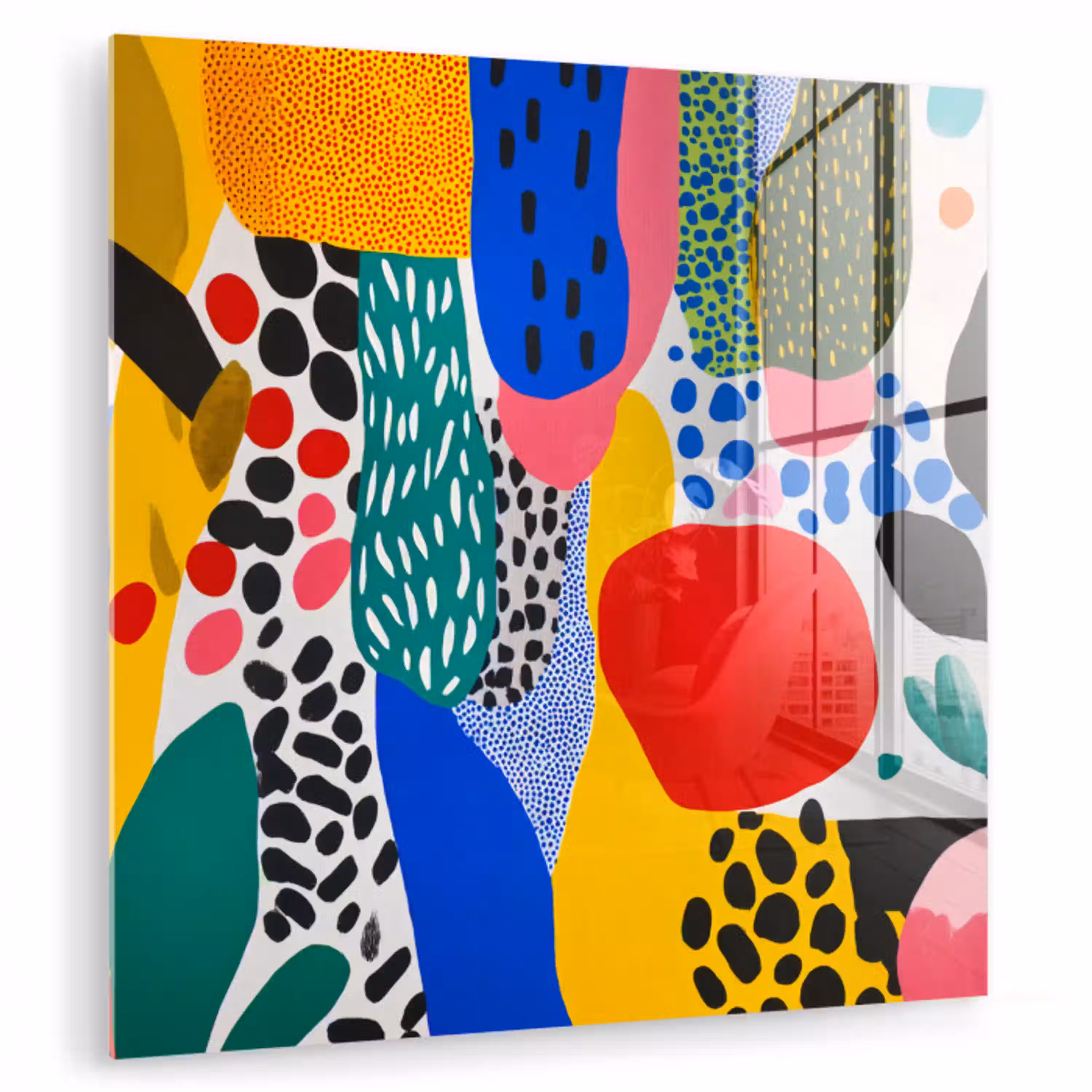 Stippen - Vormen - Modern - Kleuren plexiglas 5mm klein -zzzproduct_nieuw