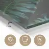 Monstera - Bladeren - Tropisch - Jungle plexiglas 5mm klein -sfeer2