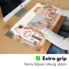 Bloemen - Huizen - Dorp Muismat XXL klein -sfeer3