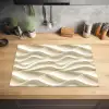 Lijnen - Golvend - Crème Inductie beschermer vinyl 3mm klein 276 -sfeer5