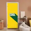 Cool - Geel - Groen deurposter klein -sfeer1