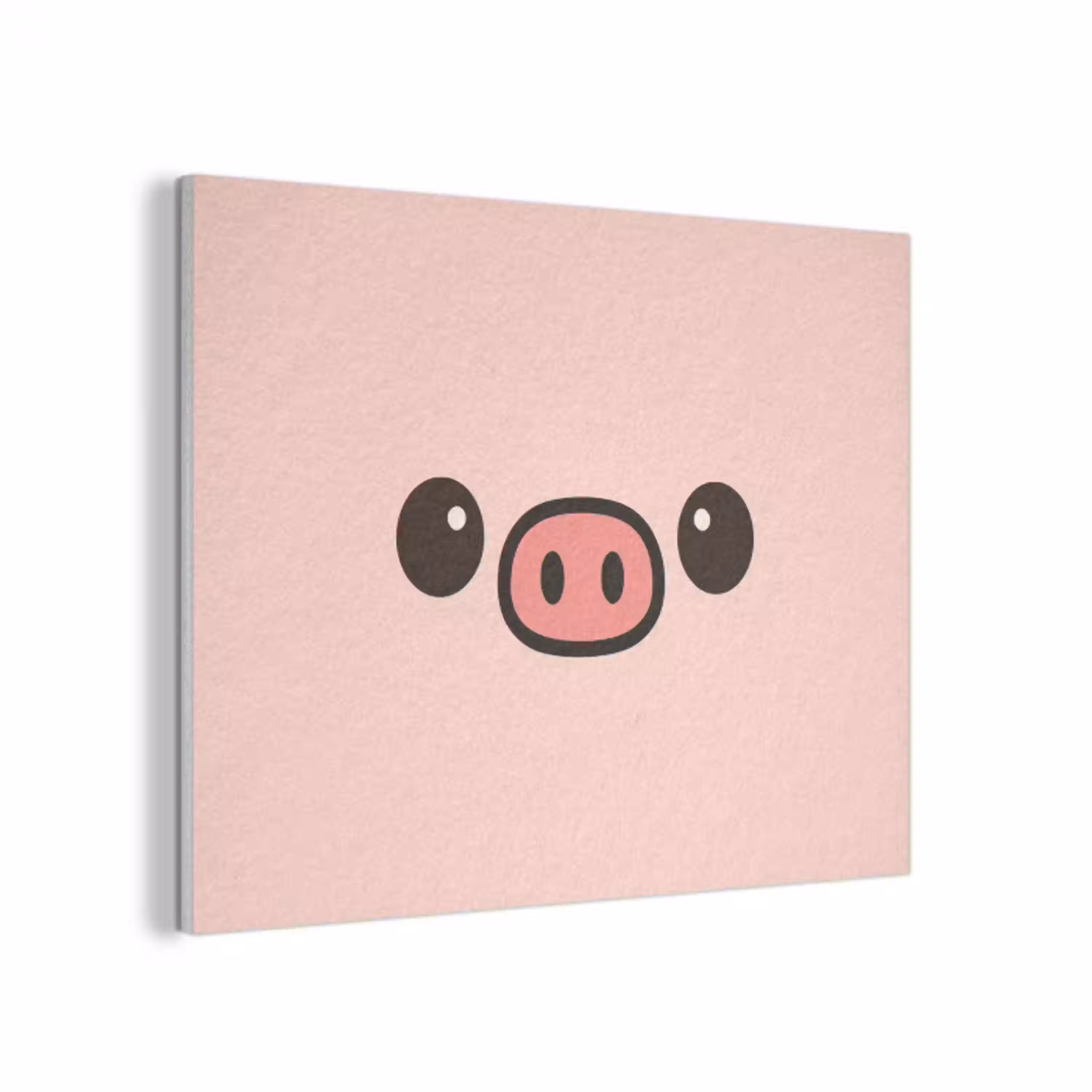 Varken - Roze - Minimalistisch PET vilt klein -3d