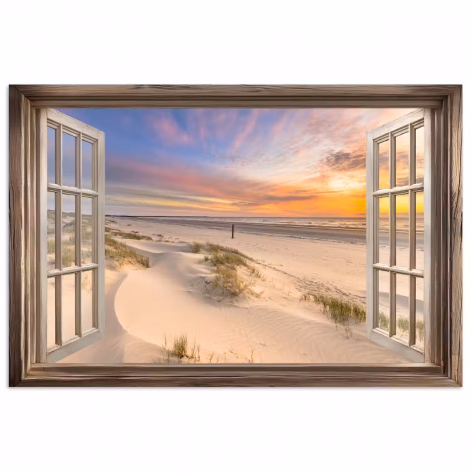 Poster - Aussicht - Strand - Dünen - Natur - Landschaft