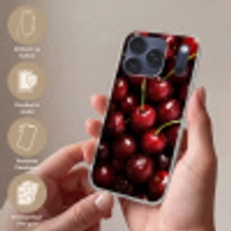 Rood - Fruit - Kersen Telefoonhoesje iPhone 17 Pro klein -sfeer3_DE