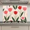 Tulpen - Modern - Roze keuken achterwand spatscherm klein -3d_website