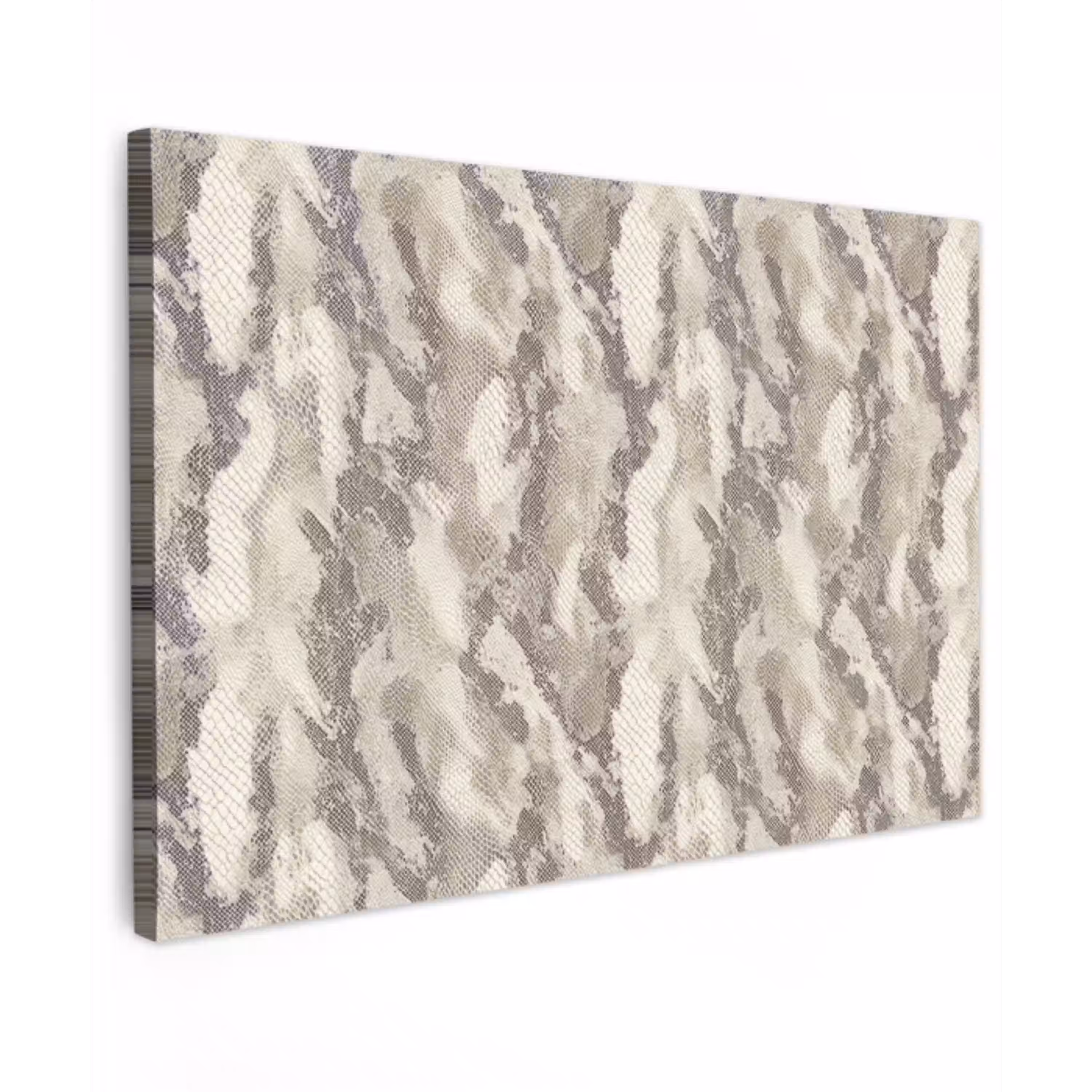 Slang - Patroon - Taupe canvas 2cm klein 34 -z3d