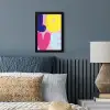 Love - Valentijn - Kleurrijk fotolijst zwart zonder passe partout klein -sfeer3