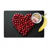 Kersen - Hart - Rood - Zwart Placemat vinyl groot -zzzproduct_Kitchenyeah-website
