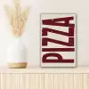 Pizza - Vintage - Decoratie - Japandi canvas 2cm klein -sfeer5