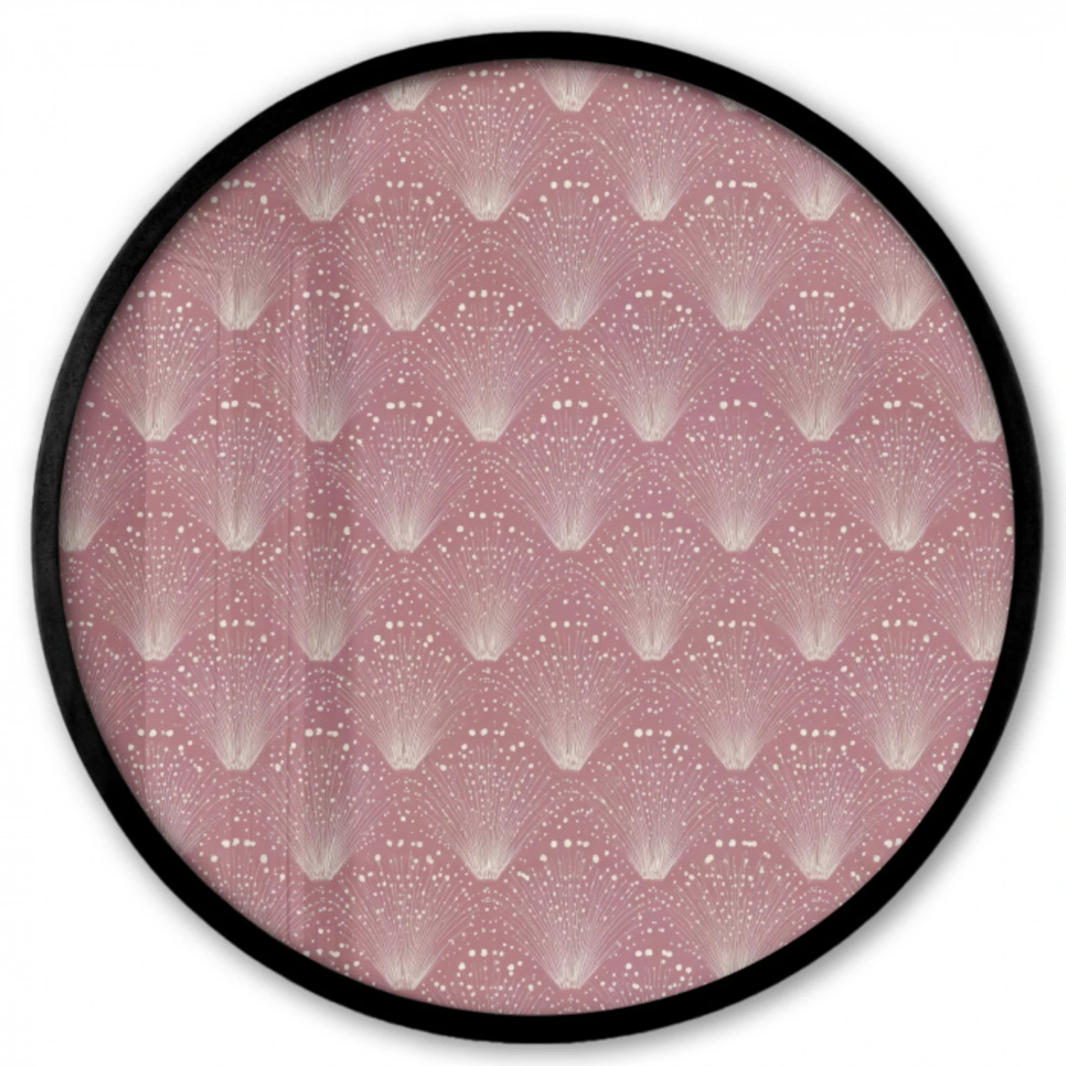Trendy - Patroon - Roze Fotolijst rond zonder passe partout klein 856 -3d