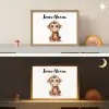 Aap - Baby - Jungle dieren Light Box met batterij (Wandlamp kind) middel -sfeer3_kind