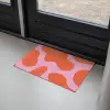 Vlekken - Rood - Roze - Patroon - Minimalistisch Deurmat klein -sfeer2