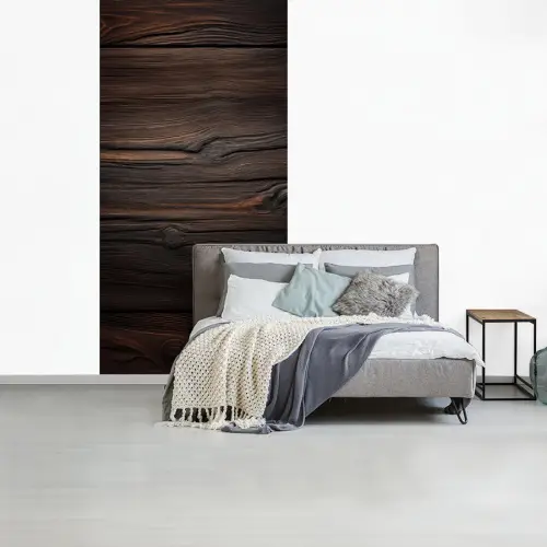 Hout - Grillige nerven fotobehang vinyl groot -slaapkamer
