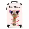 Sierk Struisvogel Roze NBS - Handbagage koffer - Kinderen Unisex middel -productfoto_recht