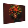 Vrouw - lychee - exotisch Tuinposter op houten frame 2 cm dik klein -3d